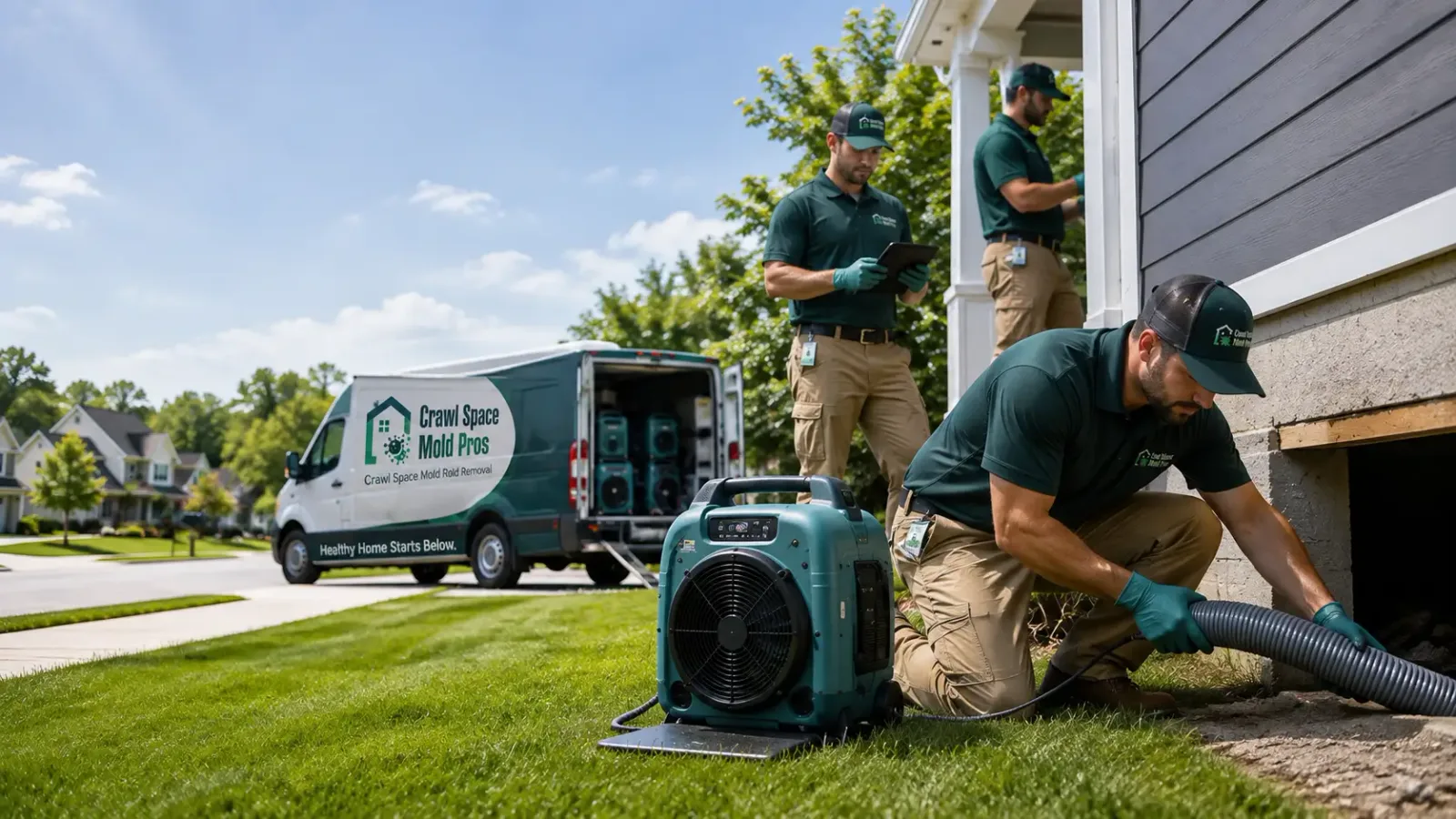 Crawl Space Mold Removal in Georgetown, OH